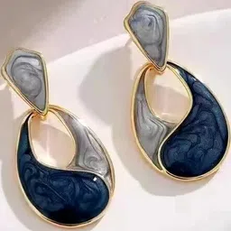 adornity Silver Planets Women Off White Earrings-picture-8