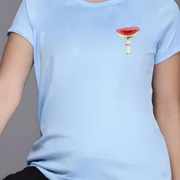SZN Women Graphic Printed Round Neck T-shirt-picture-43
