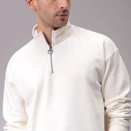 The Indian Garage Co Men Mock Collar Sweatshirt-image-35
