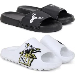 Pampy Angel Men Black Flip Flops-image-75