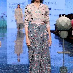 Payal Singhal Women Floral Polyester Lightweight Bomber Jacket-image-23