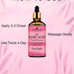 Park Daniel Set Of 4 2% Kojic Acid Face Serum To Reduce Hyperpigmentation- 30 ml Each image 5