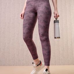 Technosport Women Printed Slim Fit Sports Tights With Elasto Plus-image-82