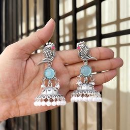 Brado Jewellery Contemporary Jhumkas Earrings-image-8