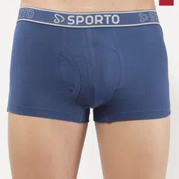 Sporto by Macho Pack Of 2 Outer Elasticated Short Trunks - Sprto_M1022-Dnm(1)-R(1)-XL-picture-0