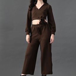 The Roadster Lifestyle Co Long Sleeve Top With Trouser Co-Ords-image-89