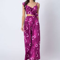Moomaya Women Printed Basic Jumpsuit-image-2