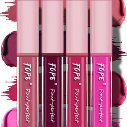 FOPE Set Of 4 Pout Perfect Long Lasting Velvet Matte Liquid Lipstick - 4 ml Each-46