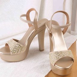 Metro Embellished Block Heel Sandals-10