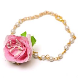 Daizy Floral Embellished Beaded-Studded Necklace & Bracelet-image-79