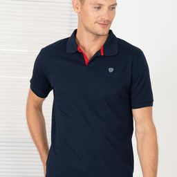 Lux Cozi Short Sleeves Polo Collar Cotton Regular Fit Casual T-Shirt-picture-5