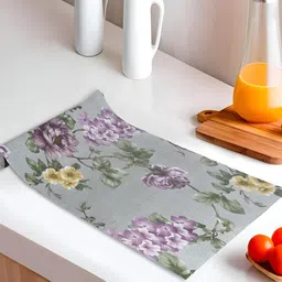 Dakshya Industries Lime Green & Purple Printed Shelf Liner Organiser-21