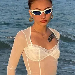 StyleCast x Revolte Net Top image 2