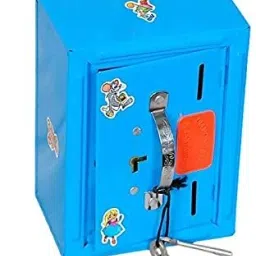 Almirah Style Piggy Bank Coin Bank Saving Bank With 2 Compartment For Kids Coin Bank-image-35