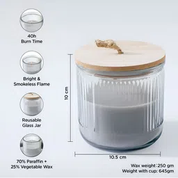 UMAI Transparent 1 pieces Jar Candle image 5