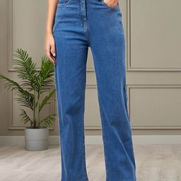 R.Code by The Roadster Life Co. Women Flared High-Rise Stretchable Jeans-picture-20