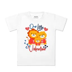 Arvesa Kids Typography Printed Applique T-shirt-picture-32