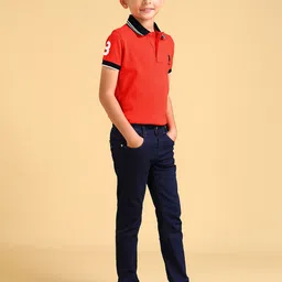 U.S. Polo Assn. Kids Boys Polo Collar Pure Cotton T-shirt-picture-21