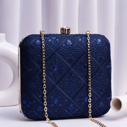 ARTKLIM Embroidered Embellished Box Clutch-image-39