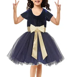 Wow Princess Cape Sleeve Net A-Line Dress-image-25