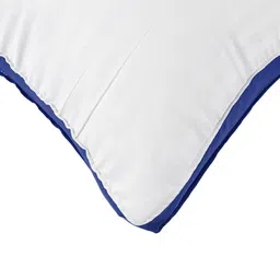 Siroki Bond Blue Polyester Breathable Rectangular Sleep Pillow image 3