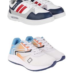 PENNEN Men Set of 2 Running Non-Marking Shoes-image-22