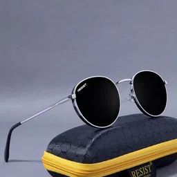 RESIST EYEWEAR Unisex Round Sunglasses with UV Protected Lens-image-69