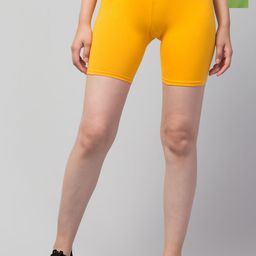 CKARFE Women Pack Of 2 Skinny Fit Cycling Sports Shorts-image-69