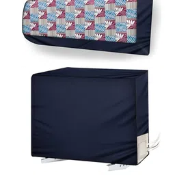 The Furnishing Tree Split AC cover for indoor and outdoor unit of 1 ton waterproof and dustproof Bl-23