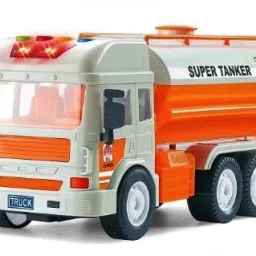 Exclusive Collection of Friction Powered Unbreakable Super Oil Tanker Quality Truck Friction Power Auto Model Functionable Toy Series Mini Size Best for Gifting-44