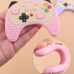 Joy Buzz Gaming Remote Shape Teething Toy - Green-image-86