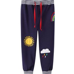 LULU & SKY Boys Printed Loose Fit High-Rise Joggers Trousers-image-28