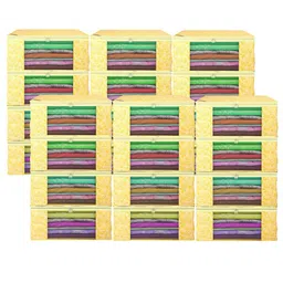 Kuber Industries Yellow Set of 6 Regular Drawer Organiser Organisers image 2