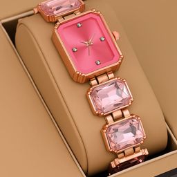 SWADESI STUFF Women Straps Analogue Watch CVD ROSEGOLD-picture-16