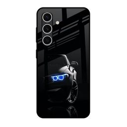 QRIOH Car In Dark Printed Sleek & Lightweight Silicone Samsung Galaxy S24 FE 5G Back Case-image-91