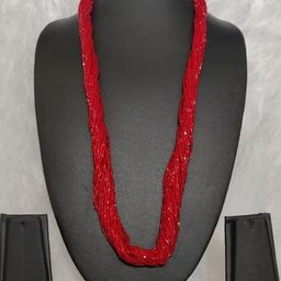 Gorkhastyle Women Red Necklace and Chains-image-19