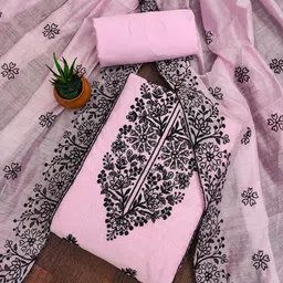 Sidhidata Embroidered Unstitched Dress Material-image-29