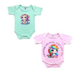 Cute Pals Kids-Unisex Multicoloured Cotton Rompers-image-84