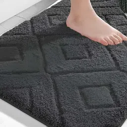 GBL COLLECTION Grey Cotton Water Resistant Floor Mat-image-46