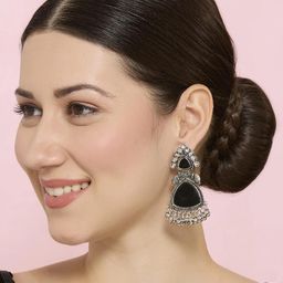 VATSALYA creation Silver-Plated Alloy Earrings-image-60