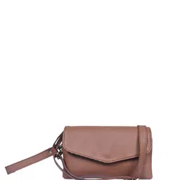 Celtic Textured Leather Structured Sling Bag-32