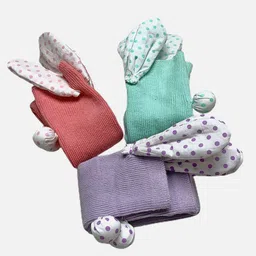 Little Surprise Box LLP Kids Pack Of 3 Calf-Length Socks-image-49