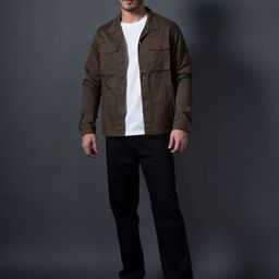 nostrum Men Cotton Longline Denim Jacket-picture-24