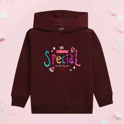 NUSYL Girls Hooded Sweatshirt-50