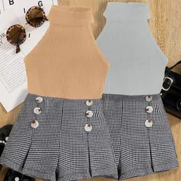 DEL LUNA Striped Mini Jumper Dress-39
