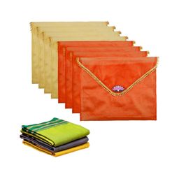 Aura Orange Set of 6 Regular Multi-Utility Organisers-26