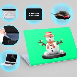 SDM 6IN1LAPTOPSKIN,SCREEN&KEYGAURD PROTECTOR,TRACKPAD,SLEEVEBAG,MOUSEPAD15.6INCH441 Combo Set-image-8