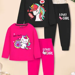 YK X Trampoline Girls Printed Night suit-picture-44
