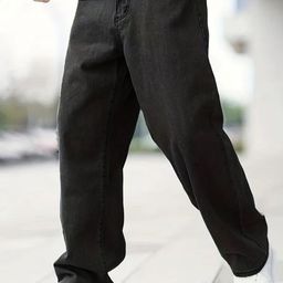 THE BEETEL HOUSE Men Mid-Rise Baggy Fit Stretchable Jeans-image-1