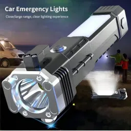 hammer torch rechargebla 4 in 1 LED torch mobile charging power bank Torch-24